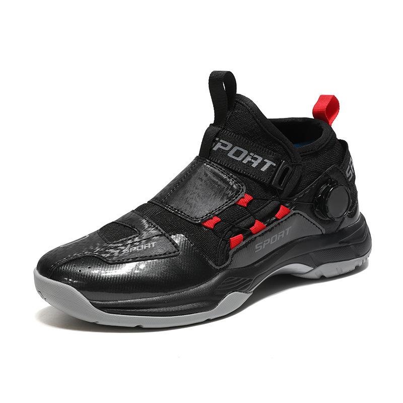 Women's shock absorption training shoes wear-resistant breathable competition non-slip tennis shoes badminton shoes men's summer lightweight the same