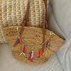 Key Chain Mobile Phone Pendant Contrasting Backpack Charms Beaded Small Fish Pendant  Car Accessory