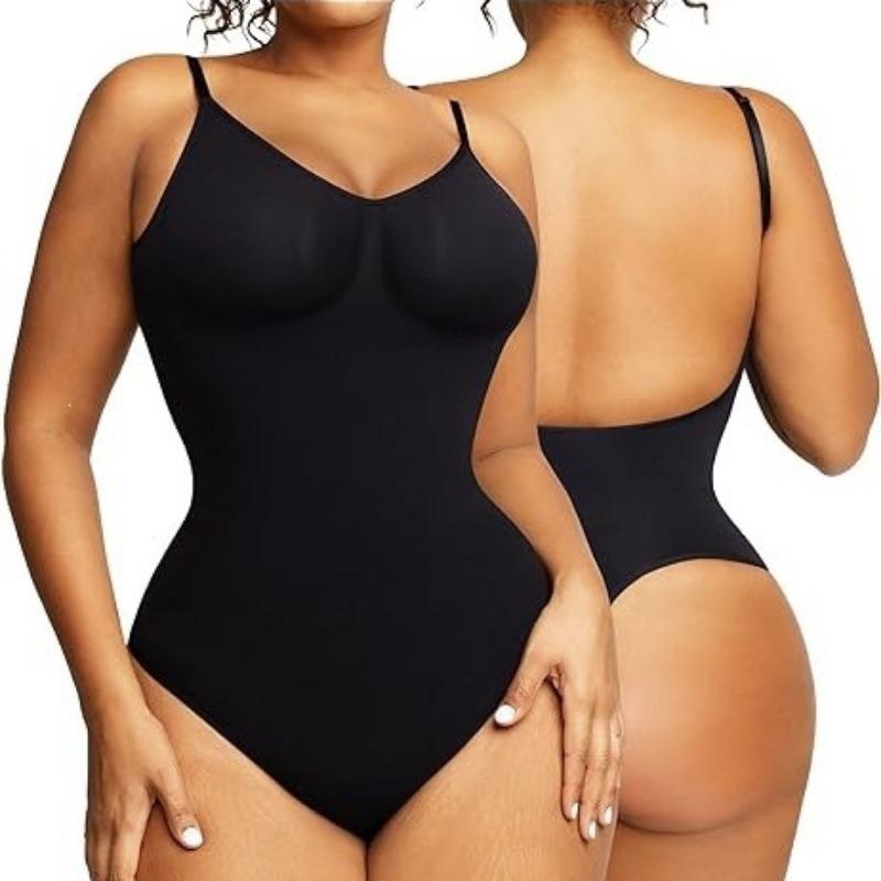 Große Größe Nahtloser Rückenfreier Po-Hebender Bauchkontrollierender Formender Bodysuit Formwäsche