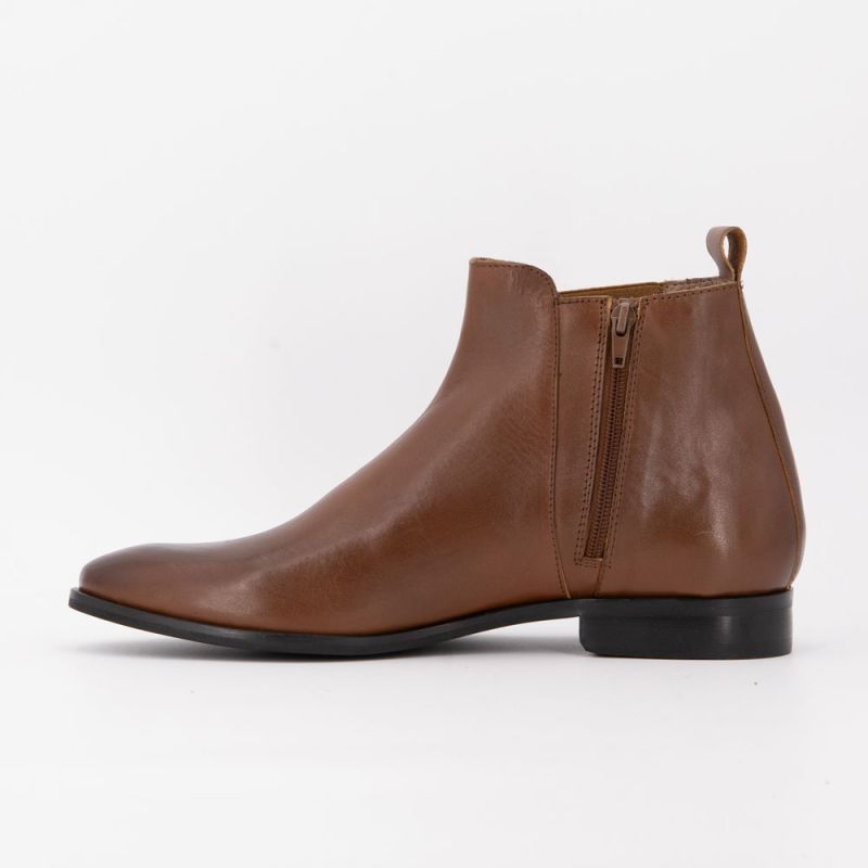Boots classiques zippées cuir Homme PIERRE CARDIN