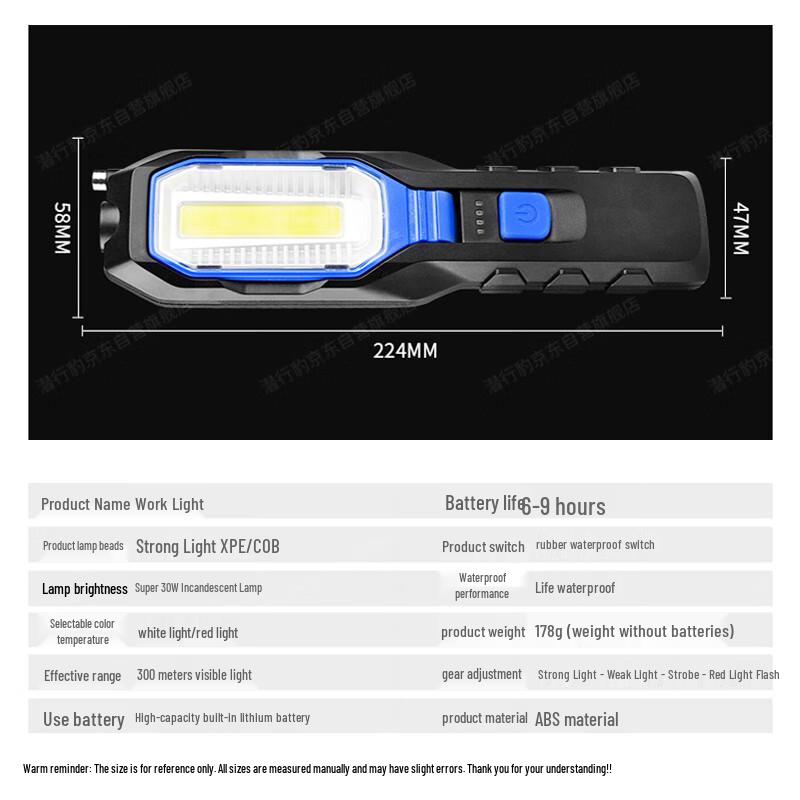 Stealth Leopard LED Magnetic USB Work Light