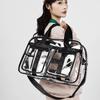 Fashion All Clear PVC Backpack Waterproof Transparent Travel Backpack Large Capacity Casual Bag for Men Women Student School Bag