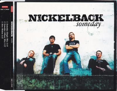 CD NICKELBACK - Someday RRCY29050 Roadrunner Reco 2003 Japan Rock Used
