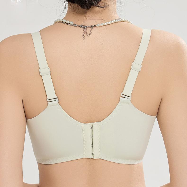 French Lace Bra Women's Gathering Bra Breast Collection Anti Sagging No Steel Ring Adjustable Thin Bra
