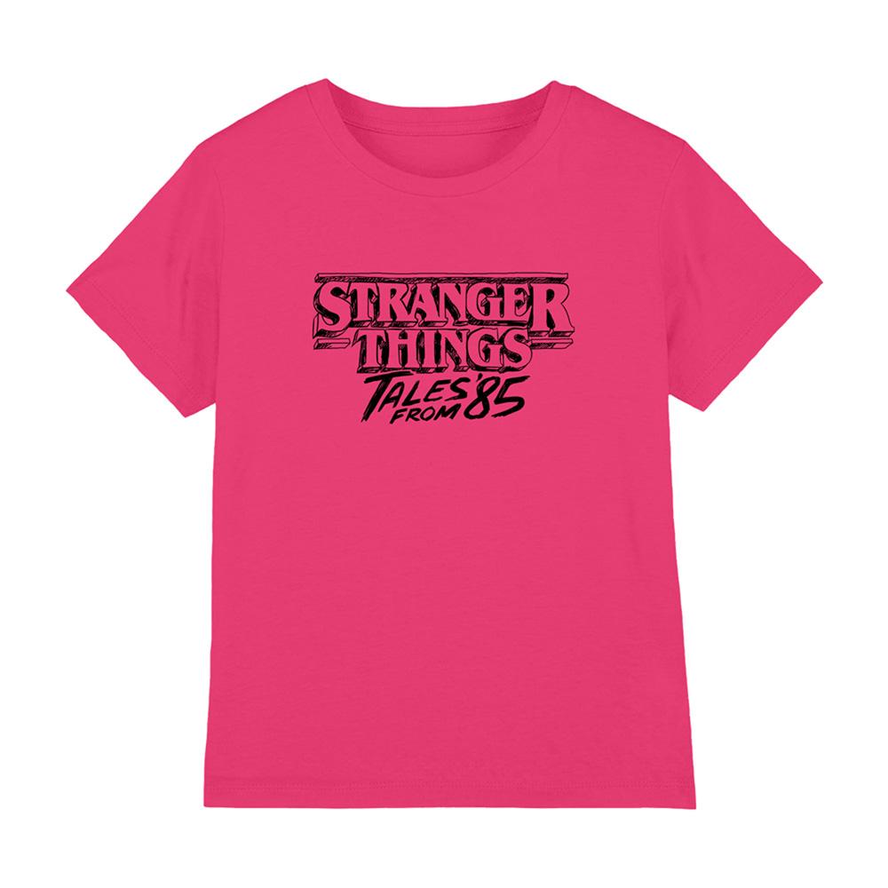 Stranger Things: Tales from Â´85 Childrens/Kids Sketch Logo T-Shirt