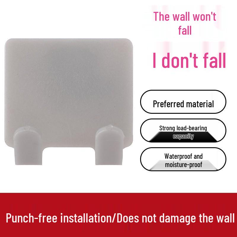 Adhesive No-Drill Razor Hook and Storage Bracket