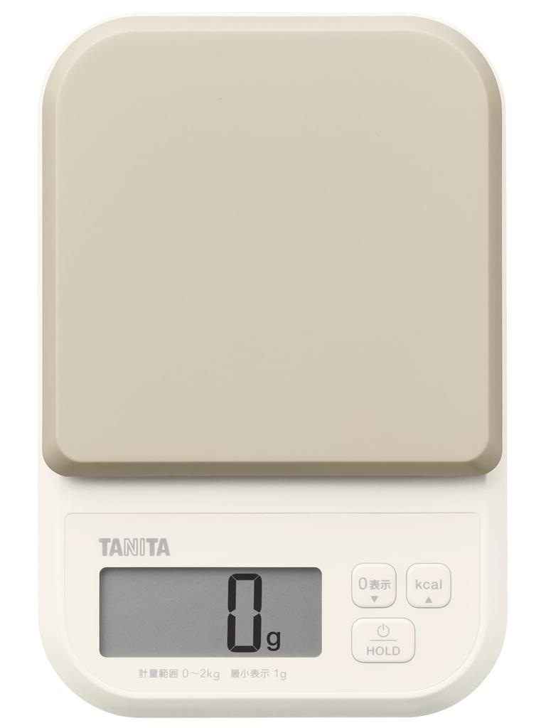 Tanita Kjøkkenvekt Grå 1g Enheter Kalorimodus HOLD-Modus Kjøkkenvekt Matlaging Digital KJ-220