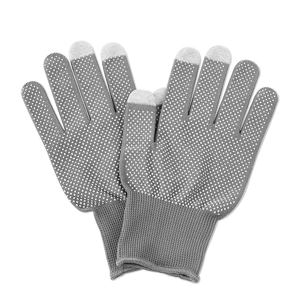 

10pcs Anti-slip Wear Resistant Nylon Full Finger Gloves Garden Work Gloves For Women Men Anti-UV Outdoor Cycling Gloves Mittens 1pairs