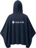 Poncho UV Cut Heat Shielding Rate Supercooling Peak Shade Outer Poncho Camping Outdoor NAVY One Size ColorCooling 42% ET-26SU009 Men's