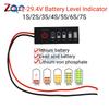 1S-7S Battery Level Indicator Tester 18650 Li-ion Lipo Lithium 3.7-29.4V Lead Acid Display Meter Module Capacity Voltage Meter