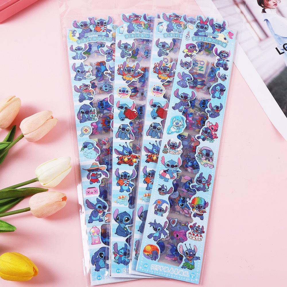 Labubu 100 Sheets Long Strip Anime Stickers - Cute PET Material for Students & Kids