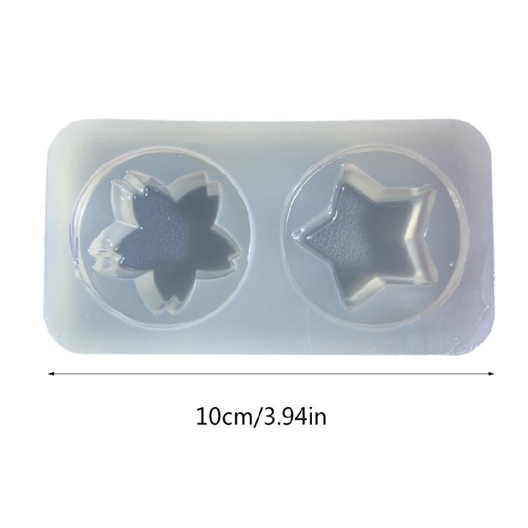  Silicone Mold Resin Pendant Mold for DIY Crafts Keychain Jewelry Making