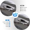 Door Handle Cover Protector for H-yundai Santa Cruz 2022 2023 2024 Accessories, ABS Car Exterior Door Handle Cover Trim 5Pcs (Sliver)