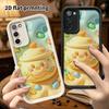 Phone Case: 2D flat design suitable for Samsung Galaxy A34 A35 M05 M06 S20 S22 S21 FE Plus 5G protective case, smiley little stew pot, perfect Christm