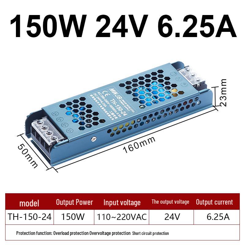 Mingwei Linear Transformer 220V To 24V Power Supply for 12V LED Light Strip