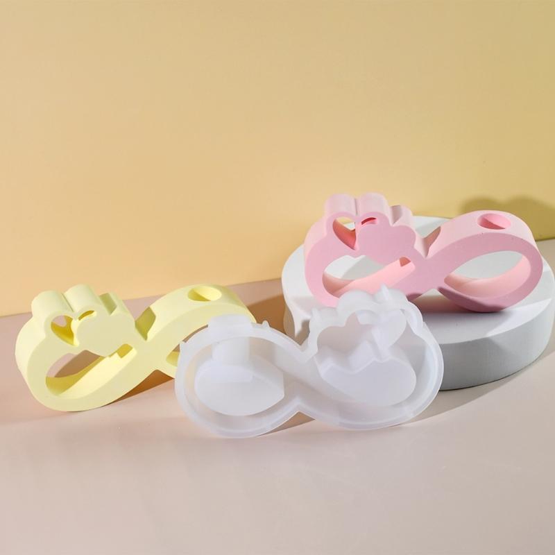 Heart Resin Molds Silicone for Vase Hydroponic Plant Holders, Home Decoration, Heart Shaped Resin Moulds for Vase