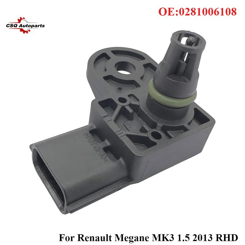 

0281006108 New MAP Manifold Pressure Sensor 1992474 223657458R 95517830 For Renault Megane MK3 1.5 2013 RHD 0281006108