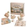 Beaded DIY Kit, Cute Mini Figures, Relaxing Craft Project, Vibrant Textures Craft Kit for Craft Beginners Enthusiasts