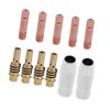 11PCS Conductive Tip Holder MIG Welding Consumables  for 15AK Torch Tool Welding Machine Accessories