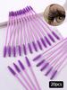 20/Pcs Reusable Eyelash Brush Eyelashes Extension Eyebrow Brush Mascara Wands Applicator Spoolers Eye Lashes Cosmetic Makeup
