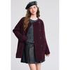 Betu Women's Retro Wool Blend Mid-length Overcoat