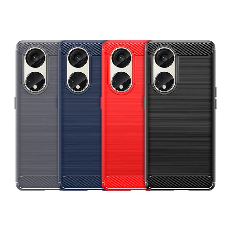 For Reno 8T 5G Case Cover OPPO Reno 8T Reno8 T 5G Capas New Phone Bumper Back Shockproof Soft TPU Carbon Fiber Fundas Reno 8T 5G
