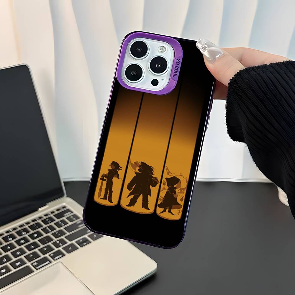 Game U-Undertale-es Phone Case For iPhone 17,16,15,14,13,12,11,Mini,Pro,E,SE4,XS,MAX Purple Candy Matte Cover