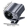 Clip On Car Fan Low Noise Cooling Fan With LED Display Portable Mini Clip Fan for Camping Fishing Travel Outdoor Use