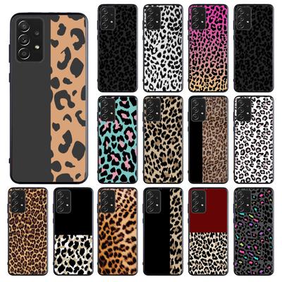 Leopard Phone Case for Samsung Galaxy A13 A22 A12 A32 A71 A11 A21S A33 A52 A72 A51 A50 A70 A31 M31 Funda Coque
