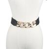 Elegant Fashion Gold Sliver Chain Belt Elastic Silver Metal Waist Belts Stretch Cummerbunds Coat Waistband Accessories Gifts