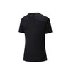 Anta Champion Womens Short Sleeve Knitted T-Shirt Summer 2026 Women Tops Basic-Black 162620114-5