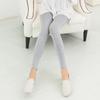 Leggings da Yoga Neri Elasticizzati in Modal da Donna - Taglie Forti, Lunghezza 3/4, Sottili per Primavera & Autunno