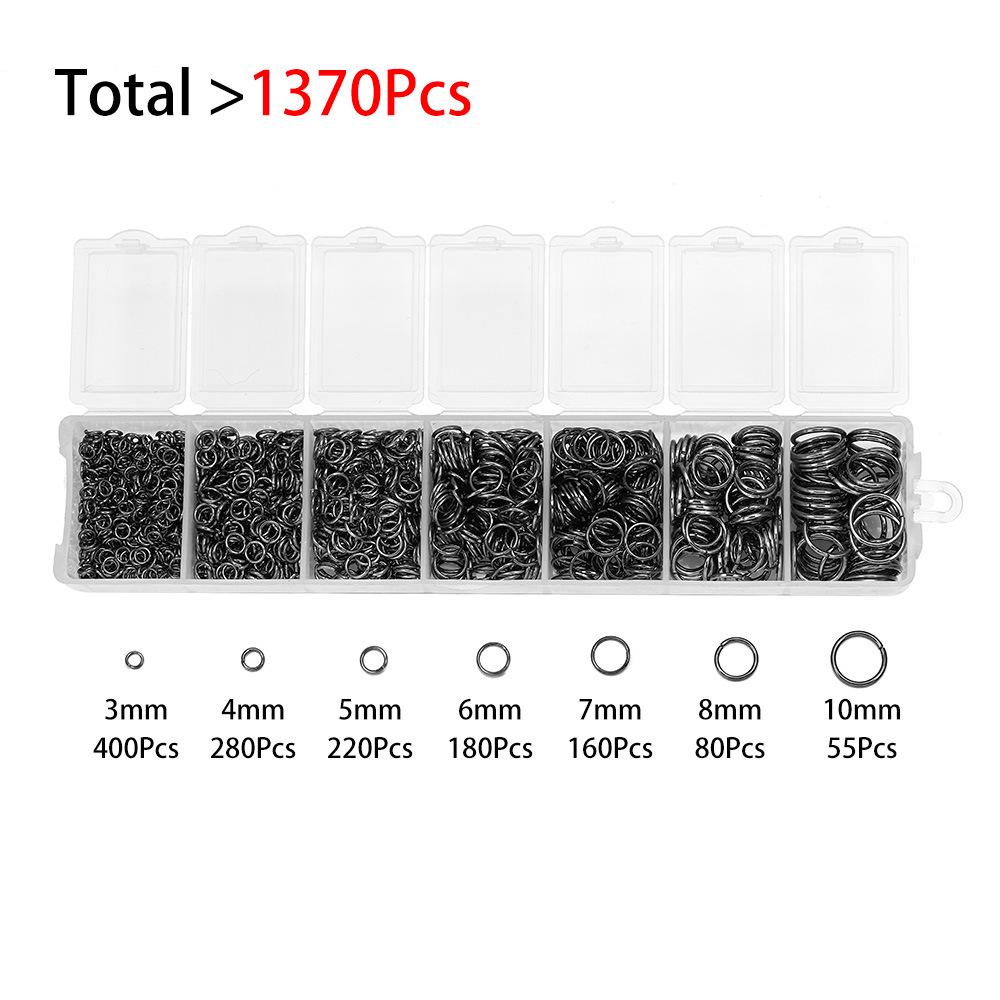 

Комплект плоских колец: Одинарное кольцо, железный браслет, ожерелье, серьга, набор для изготовления украшений своими руками с соединительной пряжкой и закрытым материальным боксом.