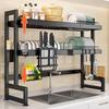 Bieying Telescopic Double-Layer Dish Rack