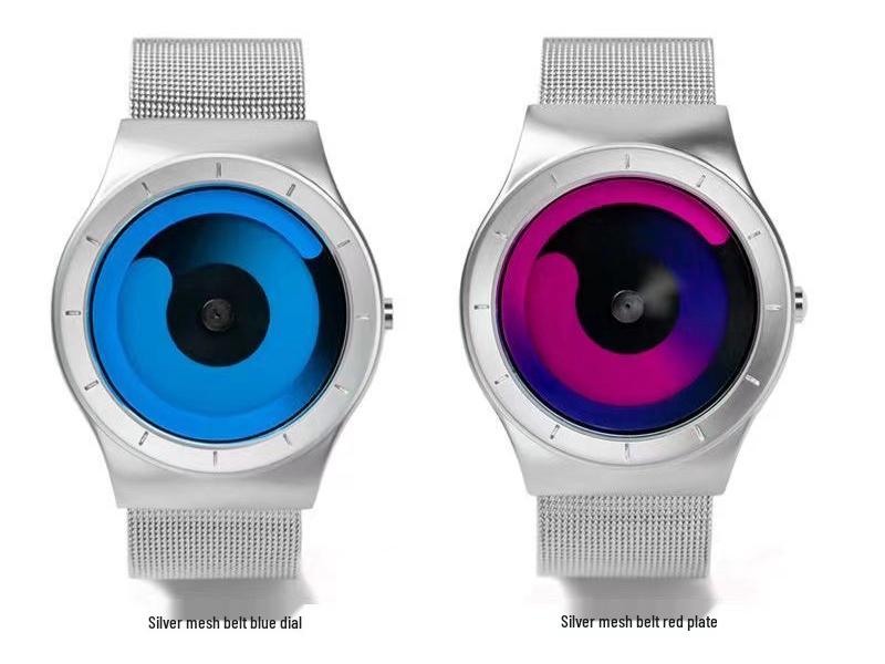 Innovative Men's No-Hands Swirl Quartz Watch – Waterproof, Stylish, and Perfect for Students