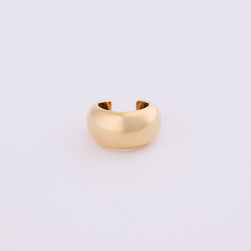 

COLLECT SYNERGY pottery gold earcuff Satin finish