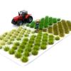 32Piece Static Grass Tufts Model Grass Tufts Artificial Grass Miniature Way