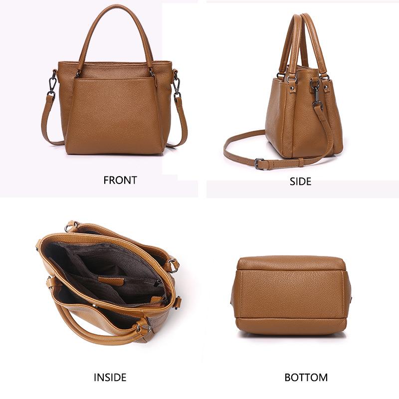 Genuine Leather Handbags for Women Shoulder Bag Ladies Crossbody Bags Designer Tote