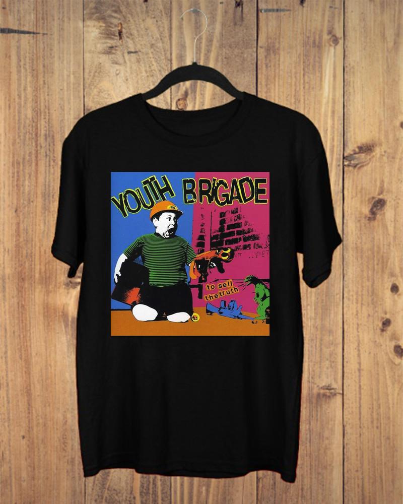 YOUTH BRIGADE - To Sell Truth Black Cotton T Shirt Full Size S-5XL Unisex T-Shirt XXXL