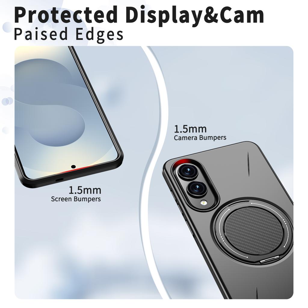 Armor Rotating Folding Stand case for Samsung Galaxy A17 5G A56 A16 A36 A55 A35 A15 A26 A14