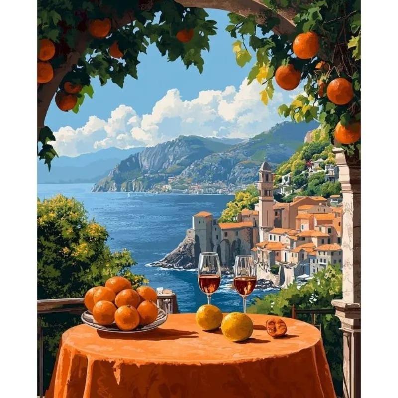 

Cityscape Metal Wall Art, Urban Steel Painting 20x30cm