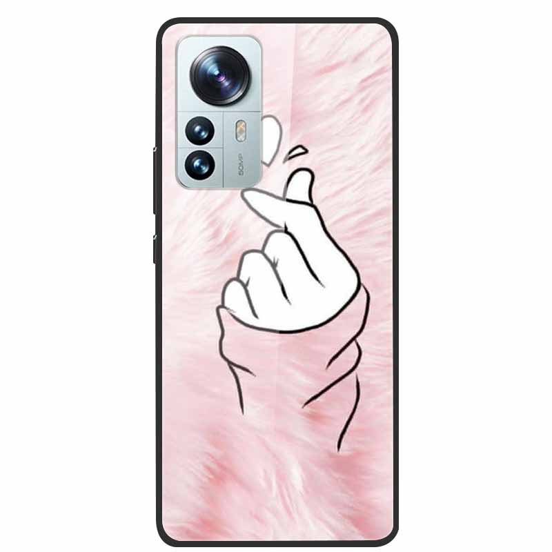 Tempered Glass Cases For Xiaomi 12T 5G Case Hard Phone Back Cover for Xiaomi 12T Pro Protection Shells Mi 12 T 12TPro 2022 Cool