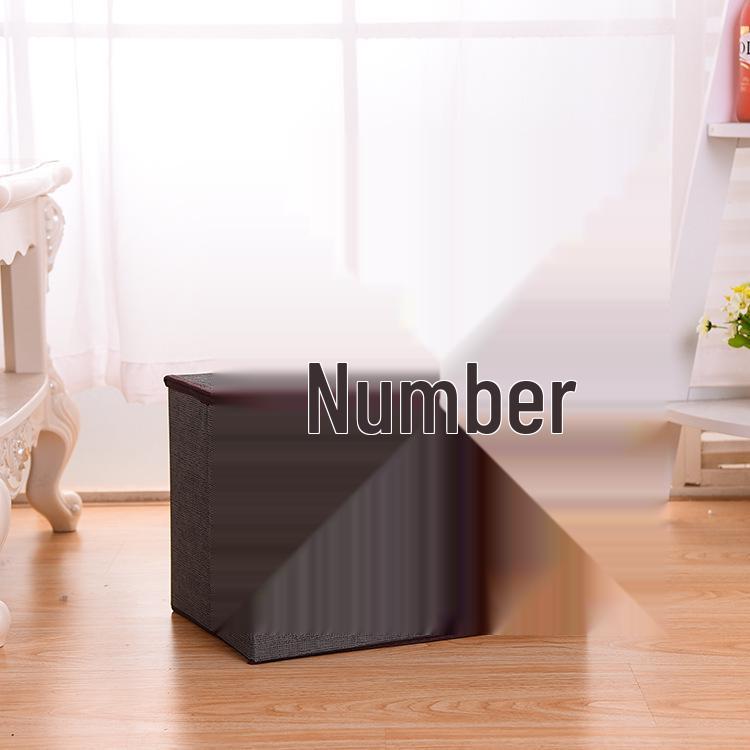 Foldable Fabric Storage Box with Lid for Clothes, Books, Underwear, and Socks Small