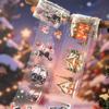 50Mm*200Cm Strange Christmas Night Series Vintage Festival Landscape Material Collage Pet Tape Creative Journal Stationery