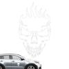 Auto Sticker Flame Skull Head Hood Car Paste Side Door Car Paste Flame Skull