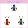 Insect With Rhinestones Alloy Animal Pin For Unisex Fashion Accessory