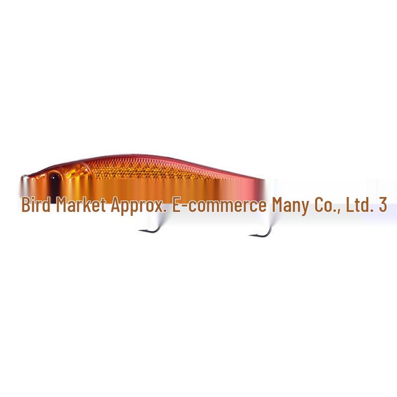 

Bionic Rattle Mino Lure: 14g/23g Floating/Sinking Long Cast Bait for Freshwater & Sea Fishing Aspius. Slow Sinking: 12cm/13.8g (6# Black Treble Hook)