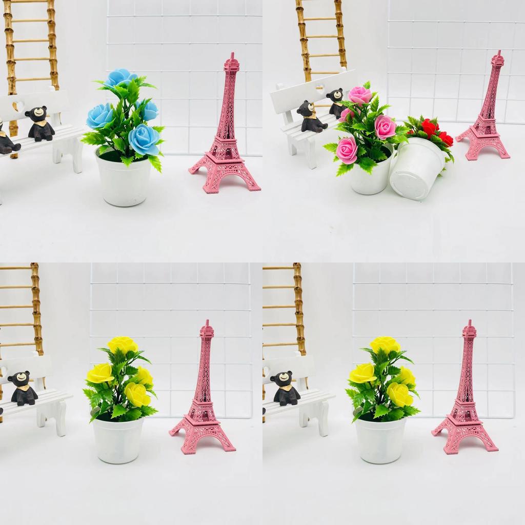 Artificial Rose Potted Plant For Wedding Photography And Home Decoration