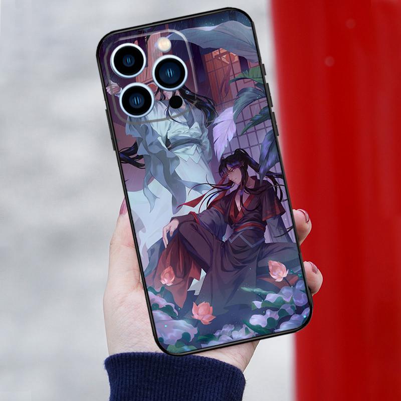 Mo Dao Zu Shi Anime Phone Case For iPhone 16 Pro 15 Pro 12 13 Mini 11 14 Pro Max XR 16 15 Plus 16e Cover Coque