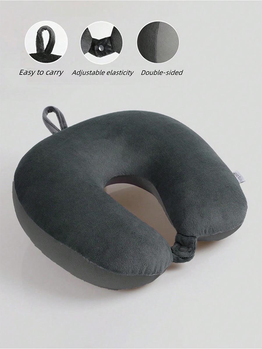 

1 шт. U-образная дорожная подушка, подушка для шеи для путешествий, подушка для самолета для сна в путешествии See below for size descriptions темно-серого